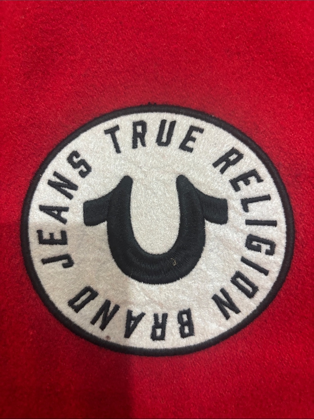True Religion TR 02 Wool Blend Varsity Jacket Mens large - Picture 5 of 15